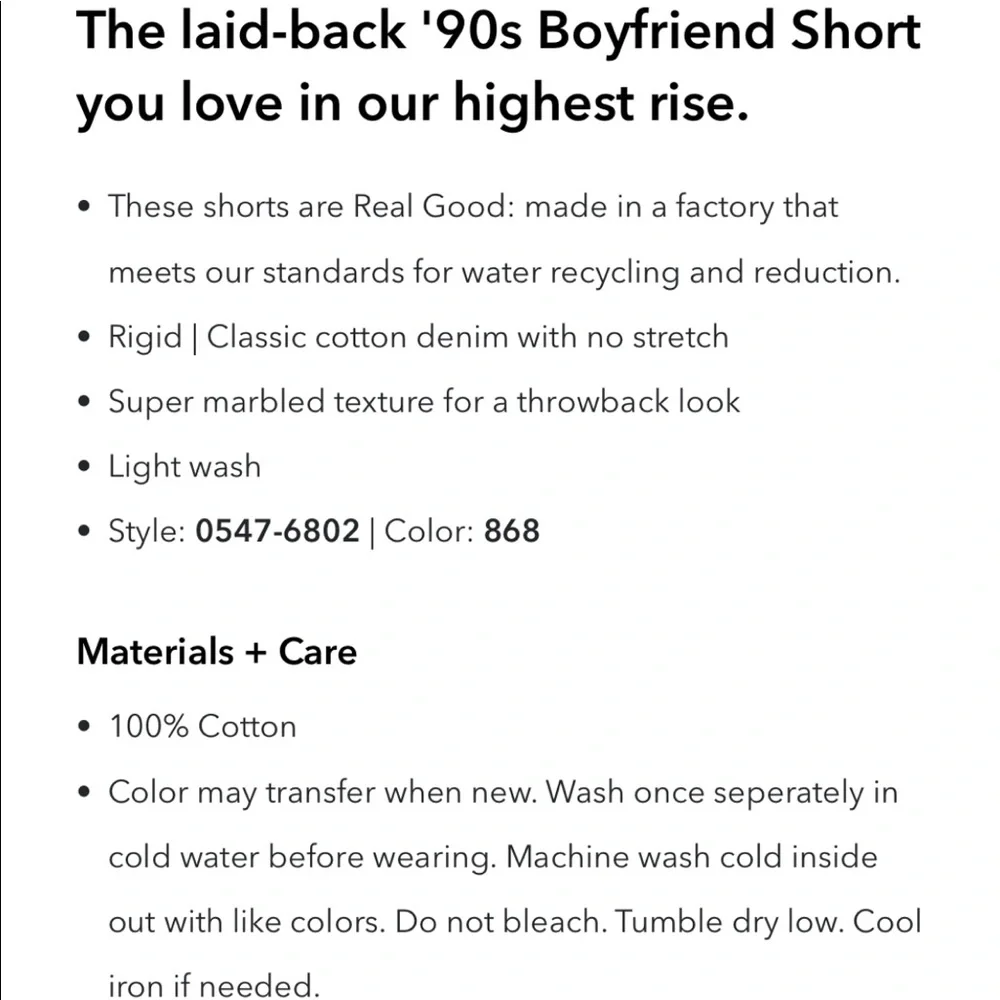 American Eagle Highest Rise 90s Boyfriend Short - Picture 9 of 10